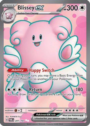 Image of Blissey ex (201/167) [Scarlet & Violet: Twilight Masquerade]