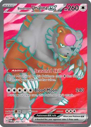 Image of Bloodmoon Ursaluna ex (202/167) [Scarlet & Violet: Twilight Masquerade]