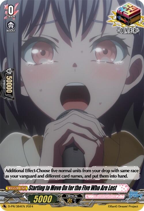 Image of Starting to Move On for the Five Who Are Lost (D-PR/384EN) [D Promo Cards]