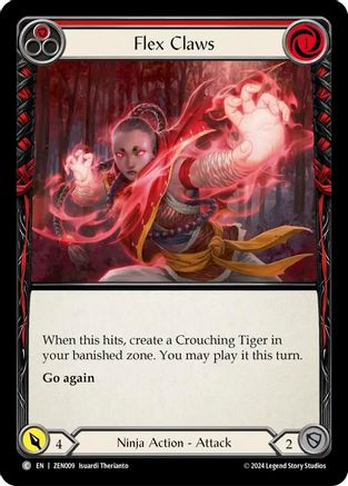 Image of Flex Claws (Red) [ZEN009] (Part the Mistveil Zen Blitz Deck)