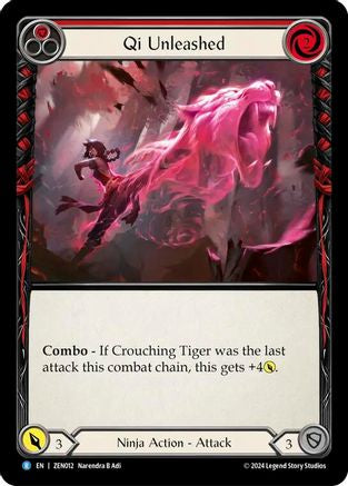 Image of Qi Unleashed (Red) [ZEN012] (Part the Mistveil Zen Blitz Deck)