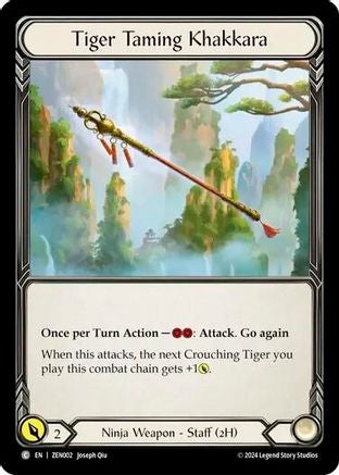 Image of Tiger Taming Khakkara [ZEN002] (Part the Mistveil Zen Blitz Deck)