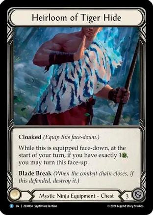 Image of Heirloom of Tiger Hide [ZEN004] (Part the Mistveil Zen Blitz Deck)