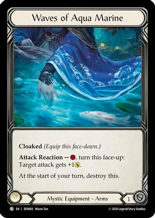 Image of Waves of Aqua Marine [ZEN005] (Part the Mistveil Zen Blitz Deck)