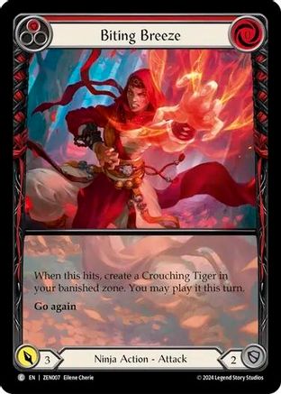 Image of Biting Breeze (Red) [ZEN007] (Part the Mistveil Zen Blitz Deck)
