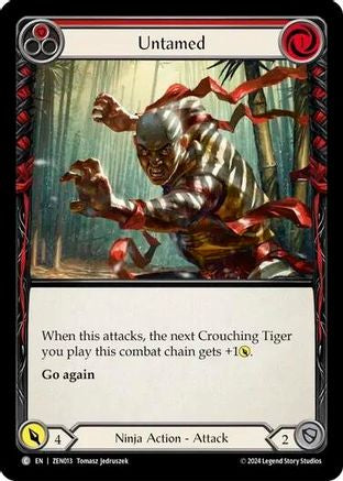 Image of Untamed (Red) [ZEN013] (Part the Mistveil Zen Blitz Deck)