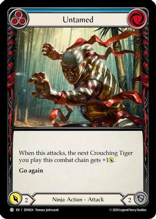 Image of Untamed (Blue) [ZEN024] (Part the Mistveil Zen Blitz Deck)