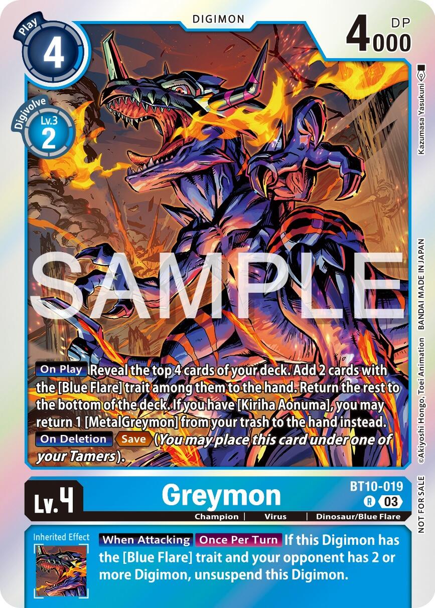 Image of Greymon [BT10-019] (Official Tournament Vol.13 Winner Pack) [Xros Encounter Promos]