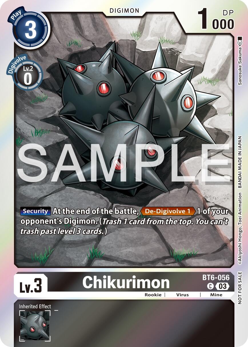 Image of Chikurimon [BT6-056] (Official Tournament Vol.13 Winner Pack) [Double Diamond Promos]