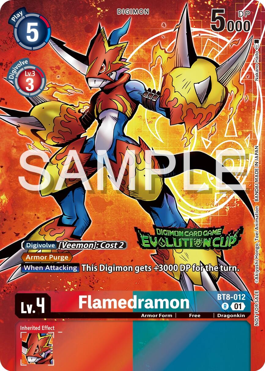 Image of Flamedramon [BT8-012] (2024 Evolution Cup) [New Awakening Promos]