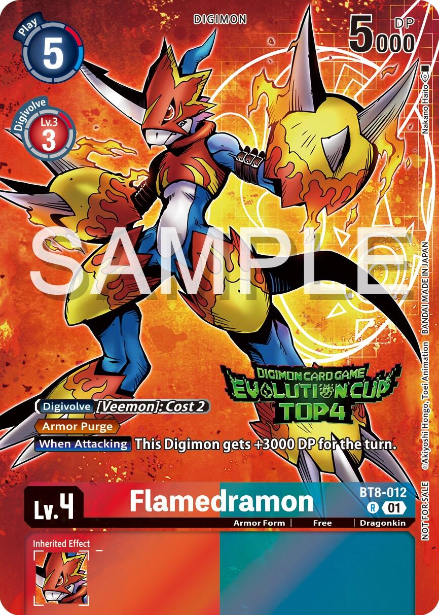 Image of Flamedramon [BT8-012] (2024 Evolution Cup Top 4) [New Awakening Promos]