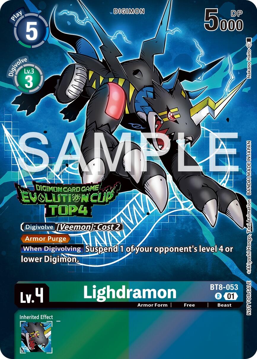 Image of Lighdramon [BT8-053] (2024 Evolution Cup Top 4) [New Awakening Promos]