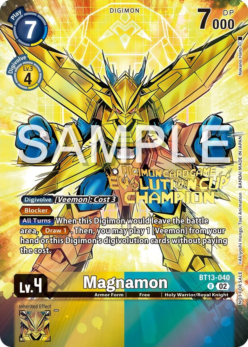 Image of Magnamon [BT13-040] (2024 Evolution Cup Champion) [Versus Royal Knights Booster Promos]