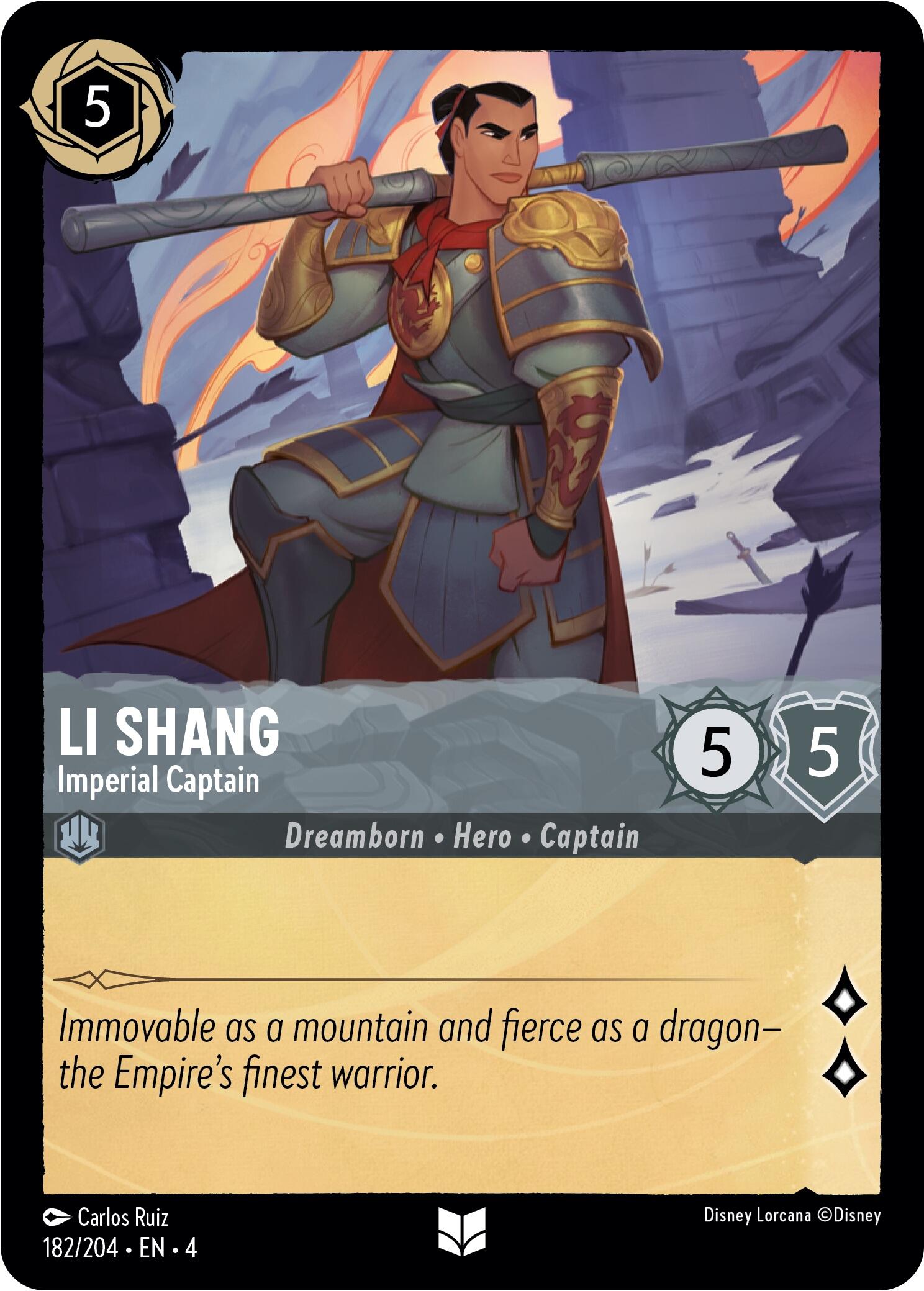 Image of Li Shang - Imperial Captain (182/204) [Ursula's Return]