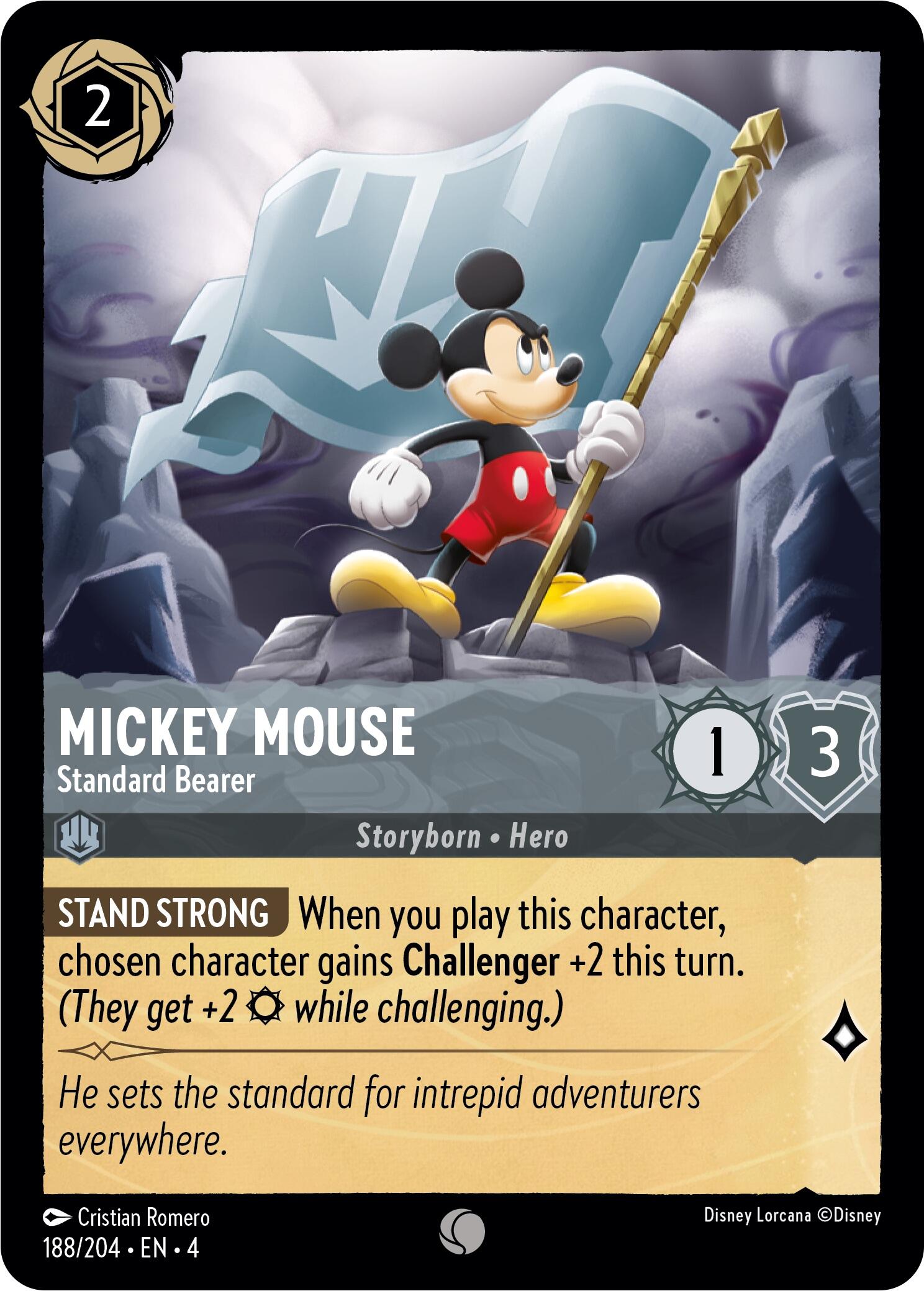 Image of Mickey Mouse - Standard Bearer (188/204) [Ursula's Return]