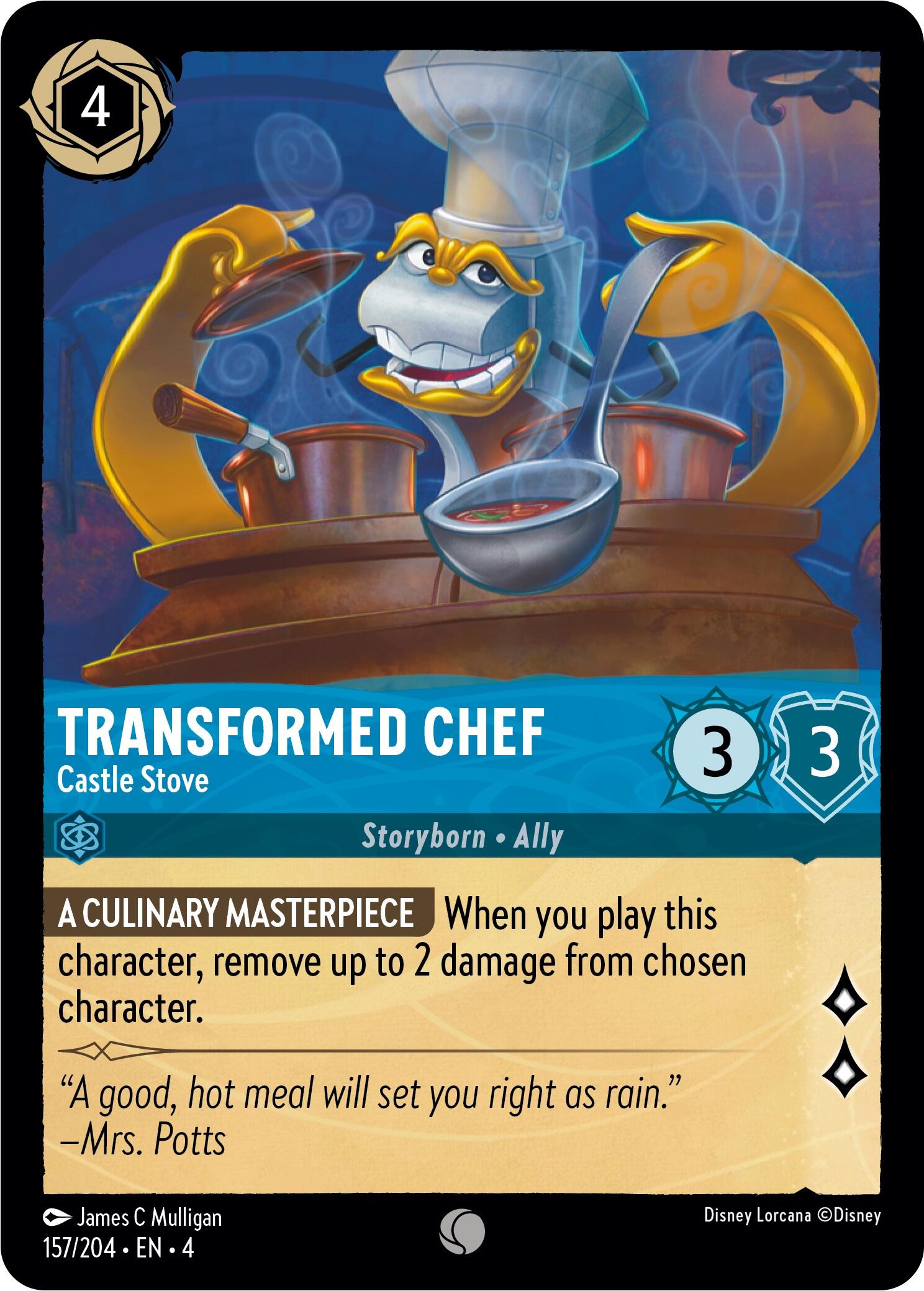 Image of Transformed Chef - Castle Stove (157/204) [Ursula's Return]