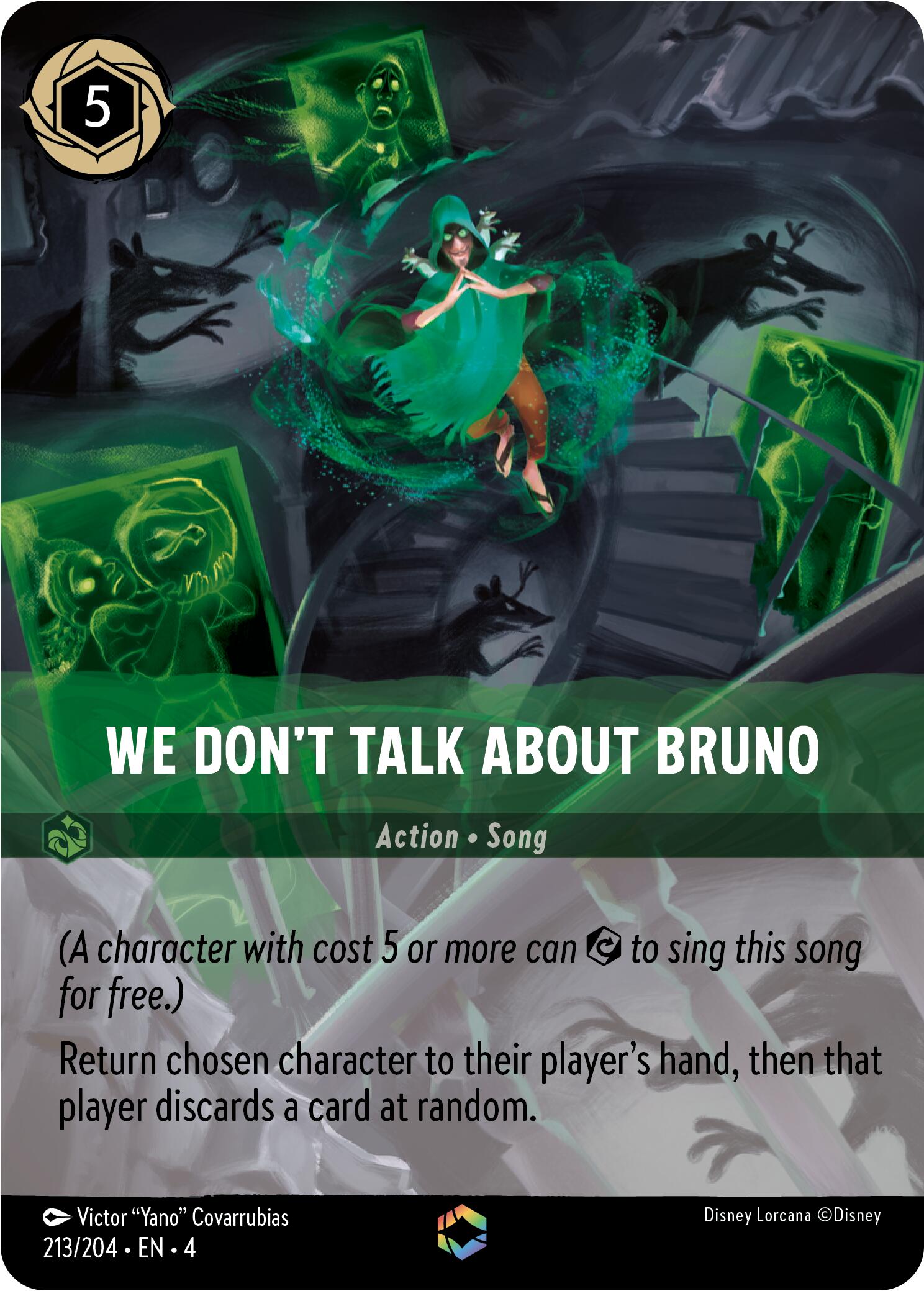 Image of We Don't Talk About Bruno (Enchanted) (213/204) [Ursula's Return]