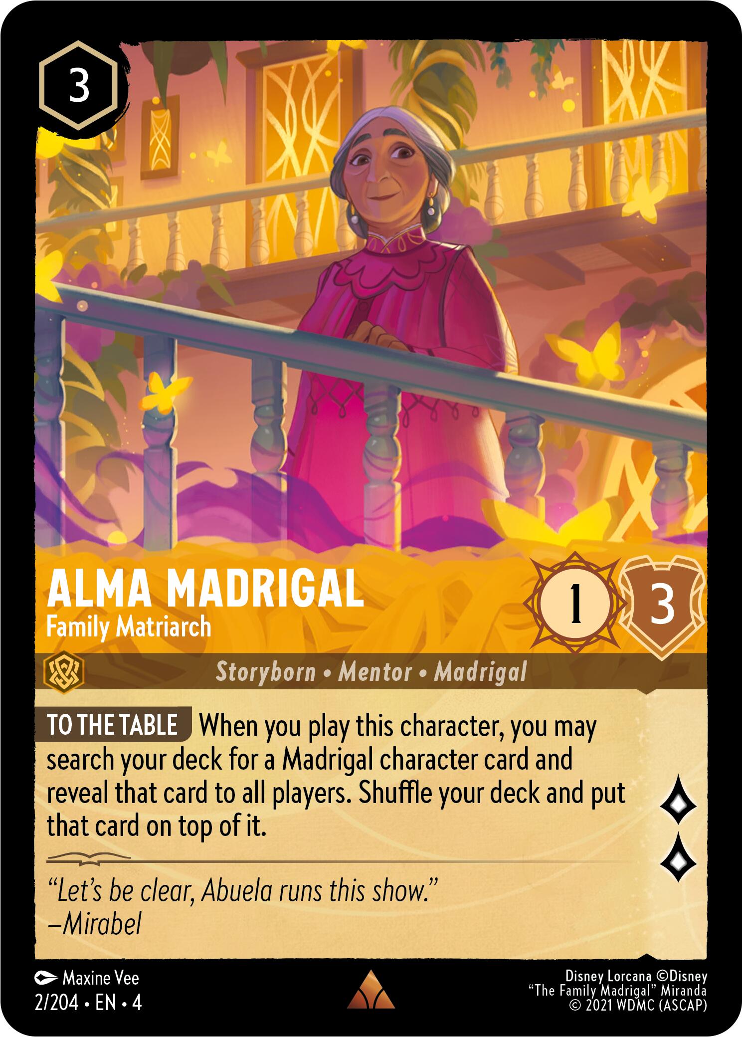 Image of Alma Madrigal - Family Matriarch (2/204) [Ursula's Return]