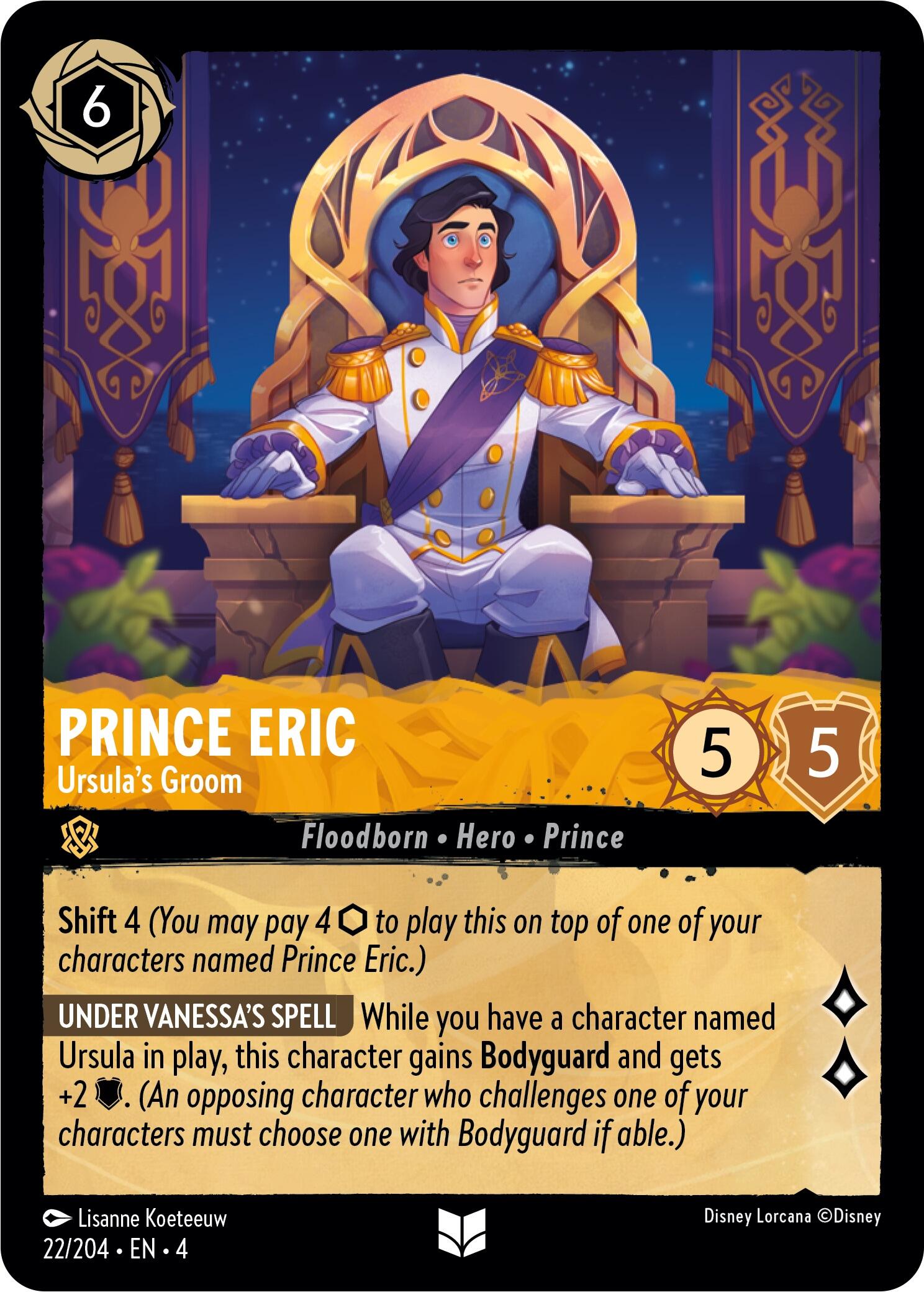 Image of Prince Eric - Ursula's Groom (22/204) [Ursula's Return]