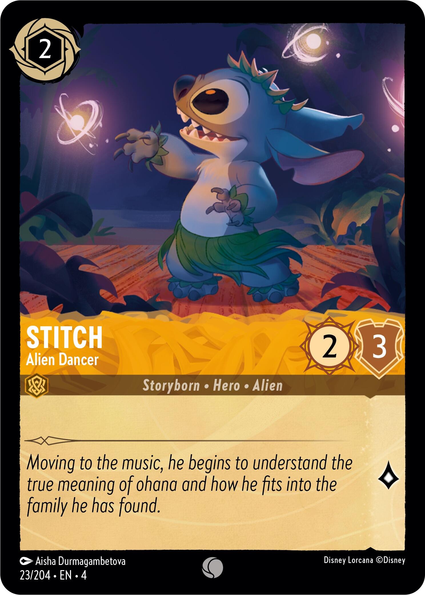 Image of Stitch - Alien Dancer (23/204) [Ursula's Return]