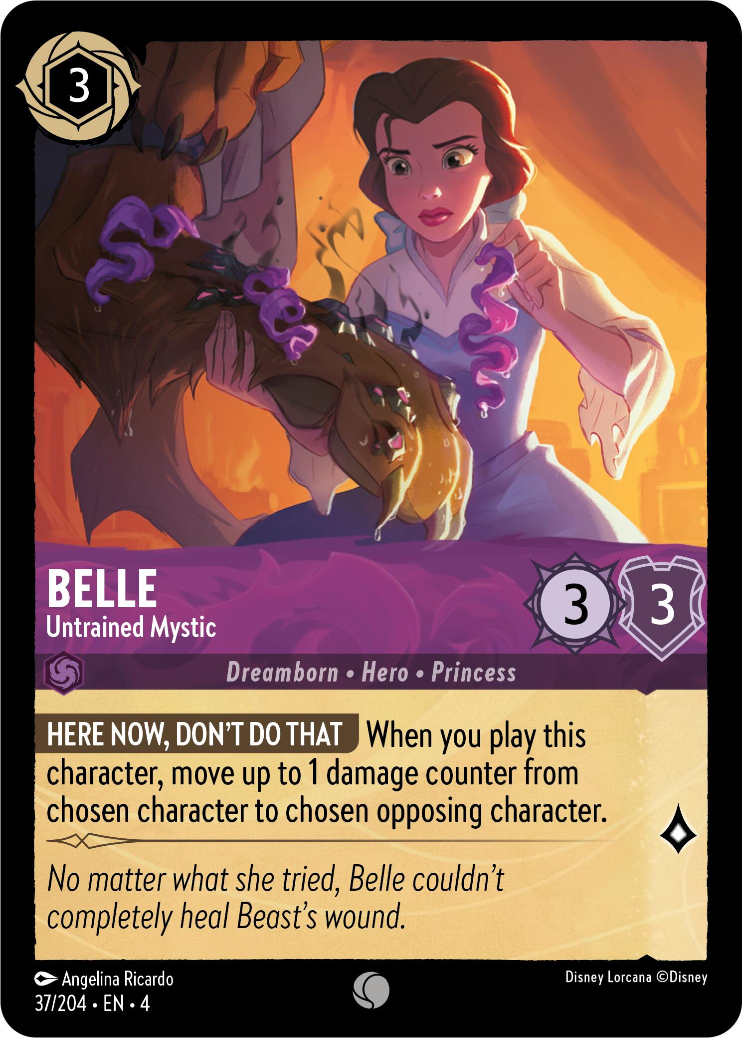 Image of Belle - Untrained Mystic (37/204) [Ursula's Return]