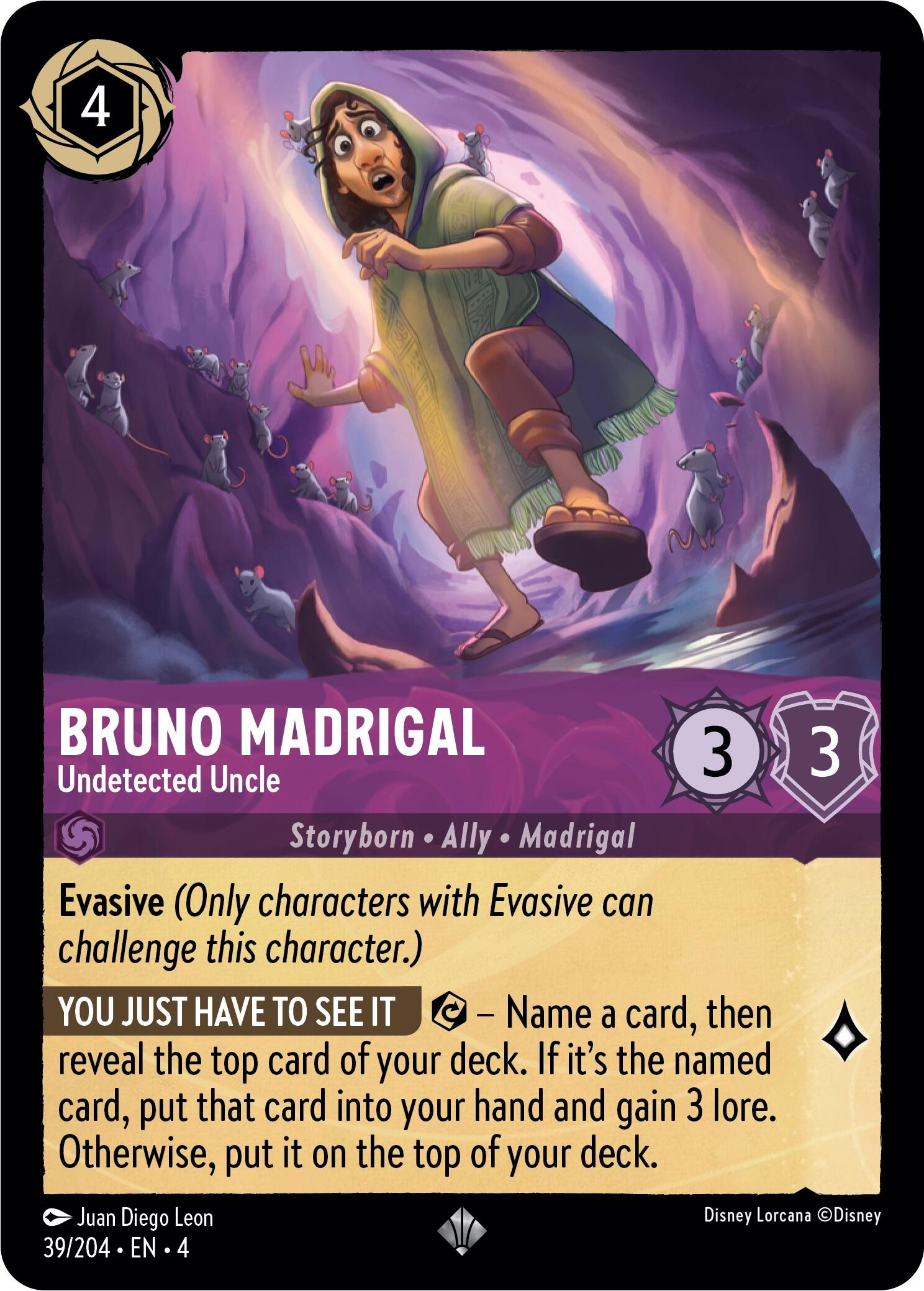 Image of Bruno Madrigal - Undetected Uncle (39/204) [Ursula's Return]