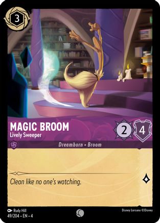 Image of Magic Broom - Lively Sweeper (49/204) [Ursula's Return]