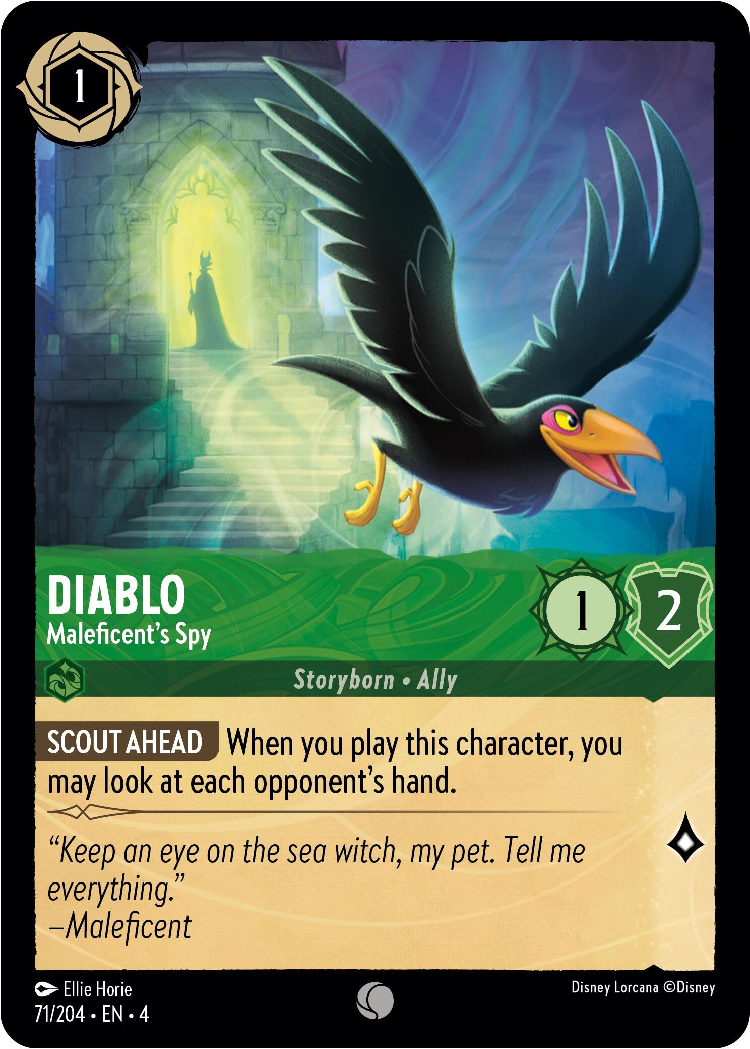 Image of Diablo - Maleficent's Spy (71/204) [Ursula's Return]
