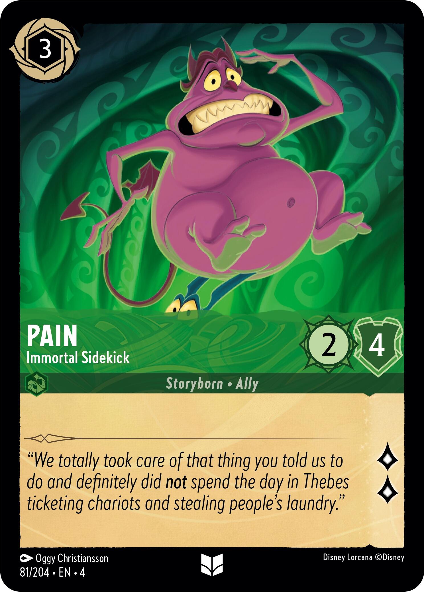 Image of Pain - Immortal Sidekick (81/204) [Ursula's Return]