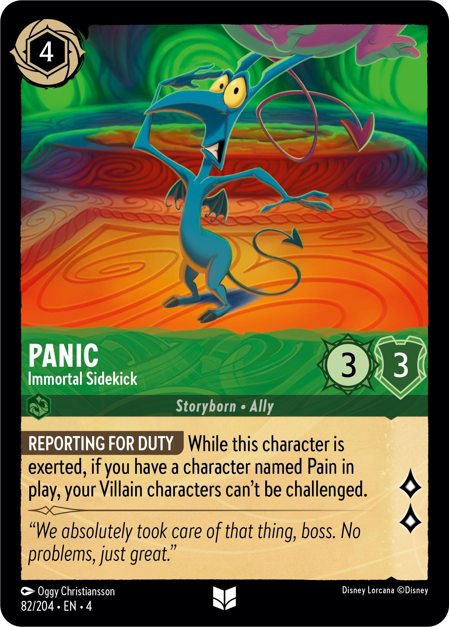Image of Panic - Immortal Sidekick (82/204) [Ursula's Return]