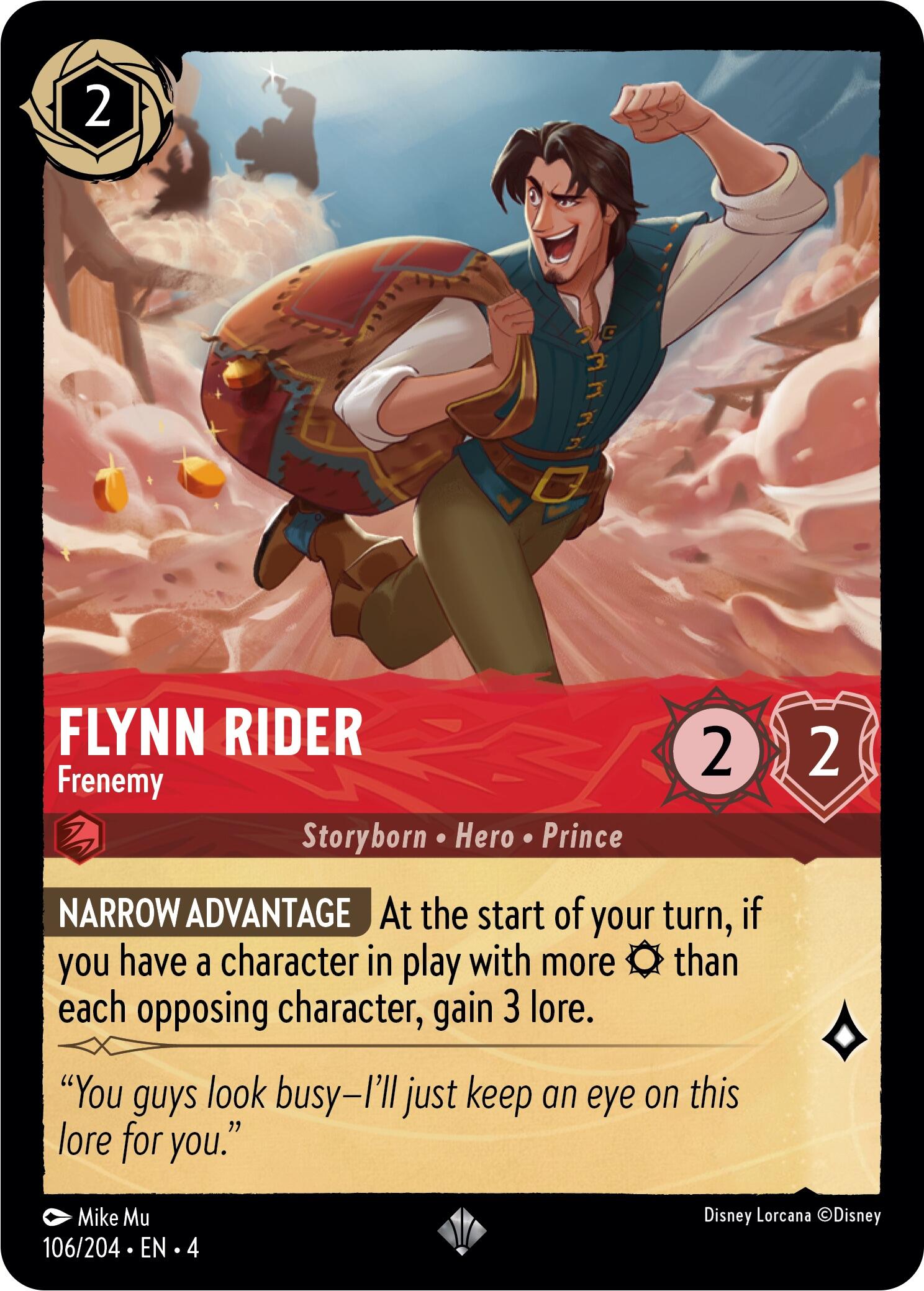 Image of Flynn Rider - Frenemy (106/204) [Ursula's Return]