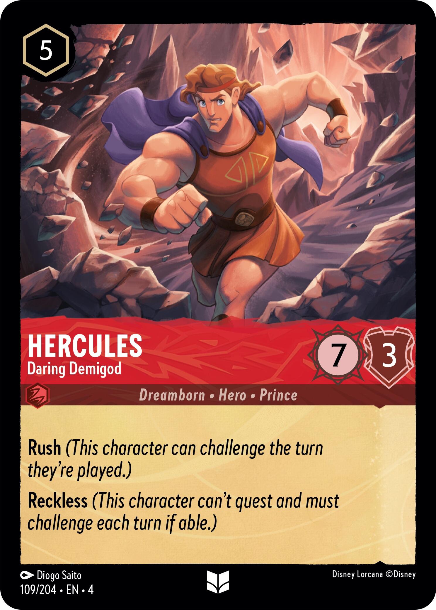 Image of Hercules - Daring Demigod (109/204) [Ursula's Return]