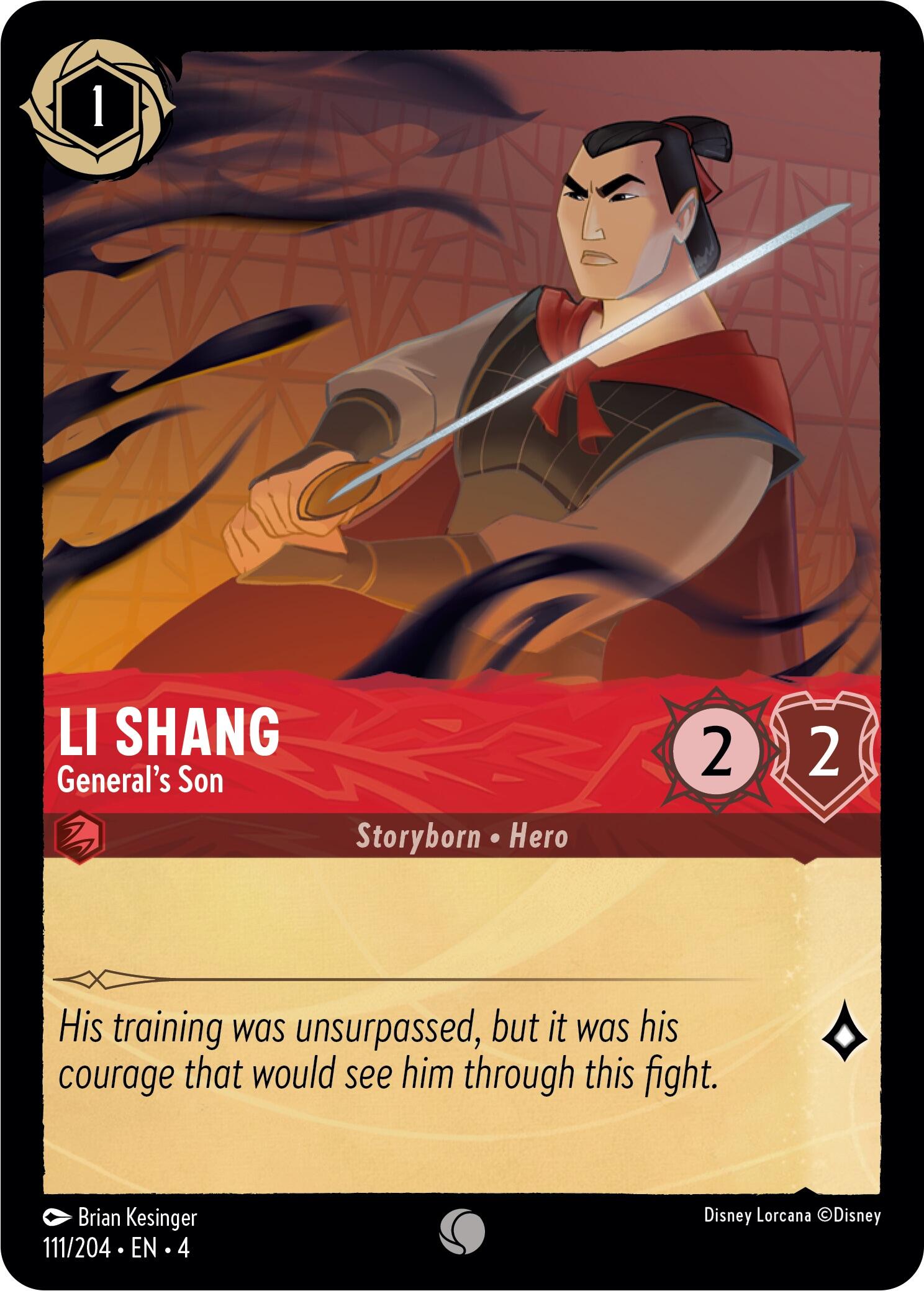 Image of Li Shang - General's Son (111/204) [Ursula's Return]