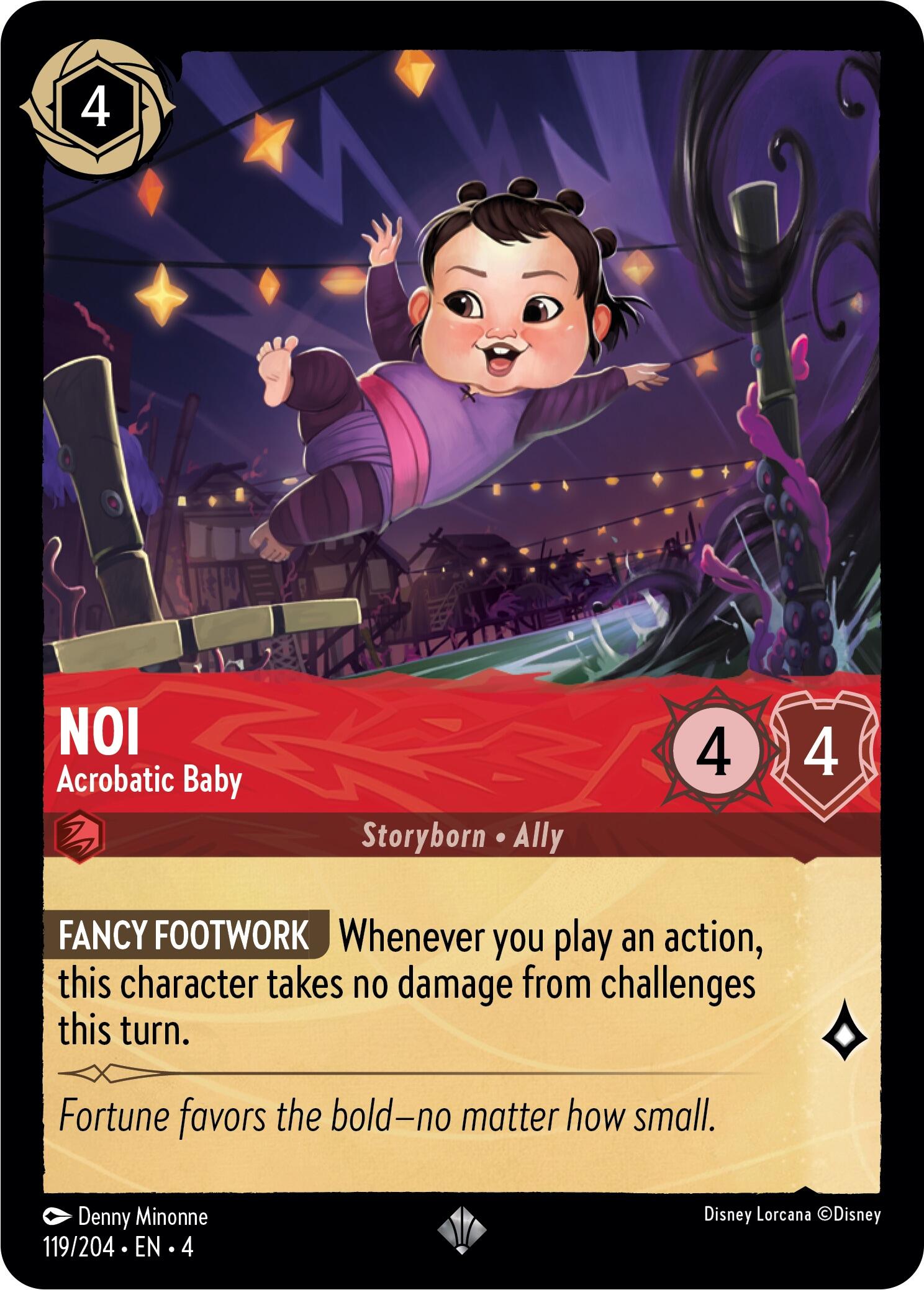 Image of Noi - Acrobatic Baby (119/204) [Ursula's Return]