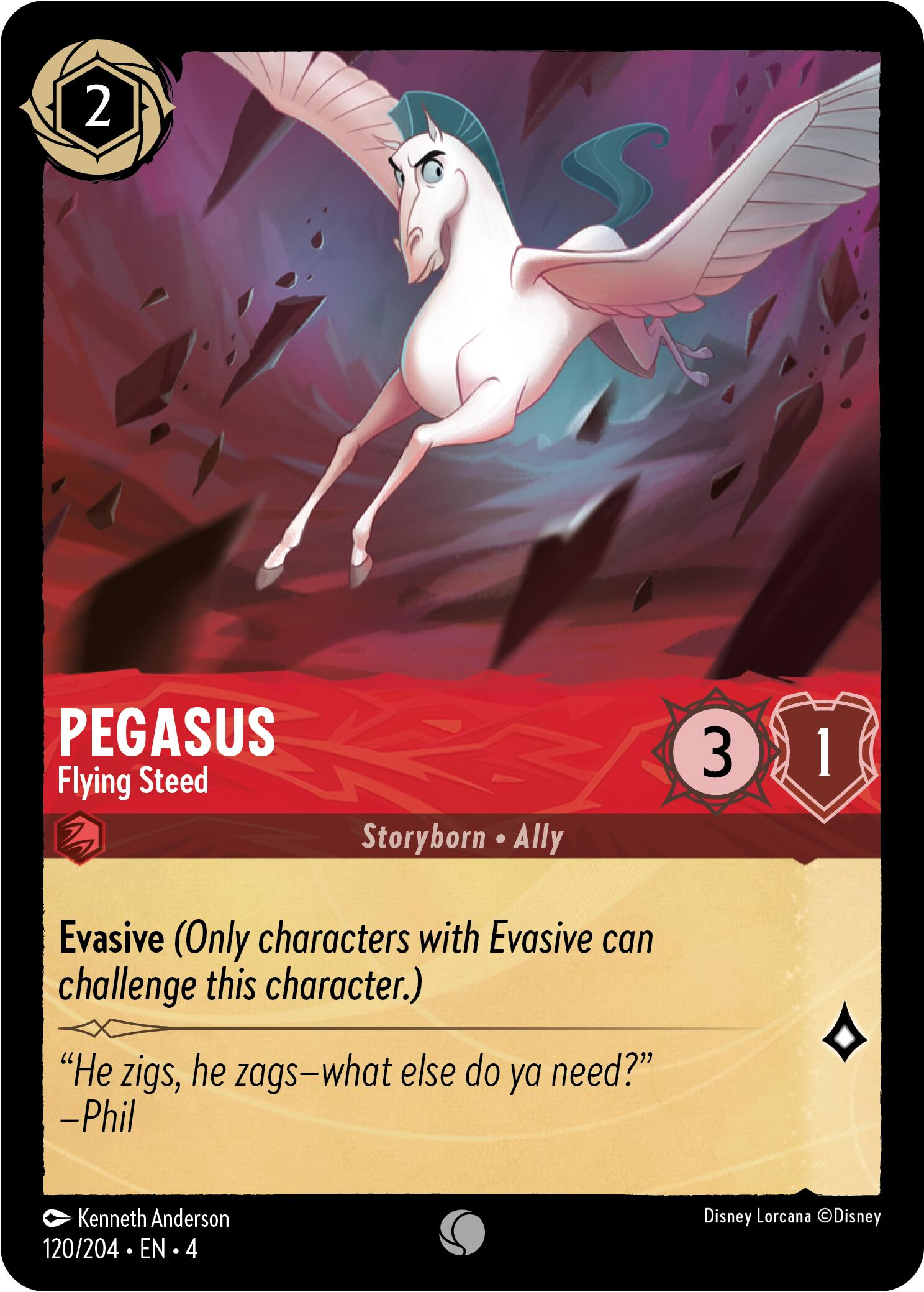Image of Pegasus - Flying Steed (120/204) [Ursula's Return]