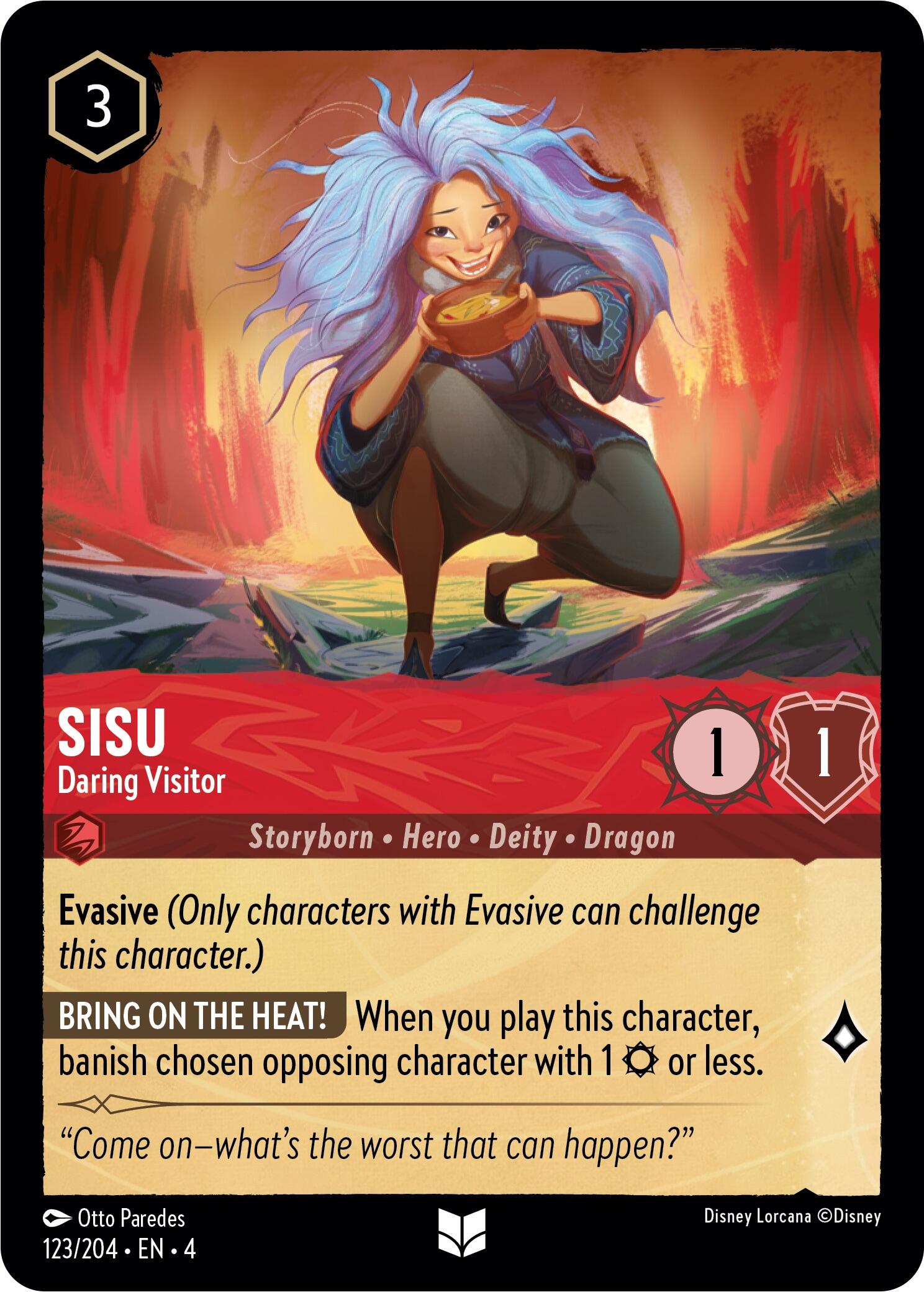 Image of Sisu - Daring Visitor (123/204) [Ursula's Return]