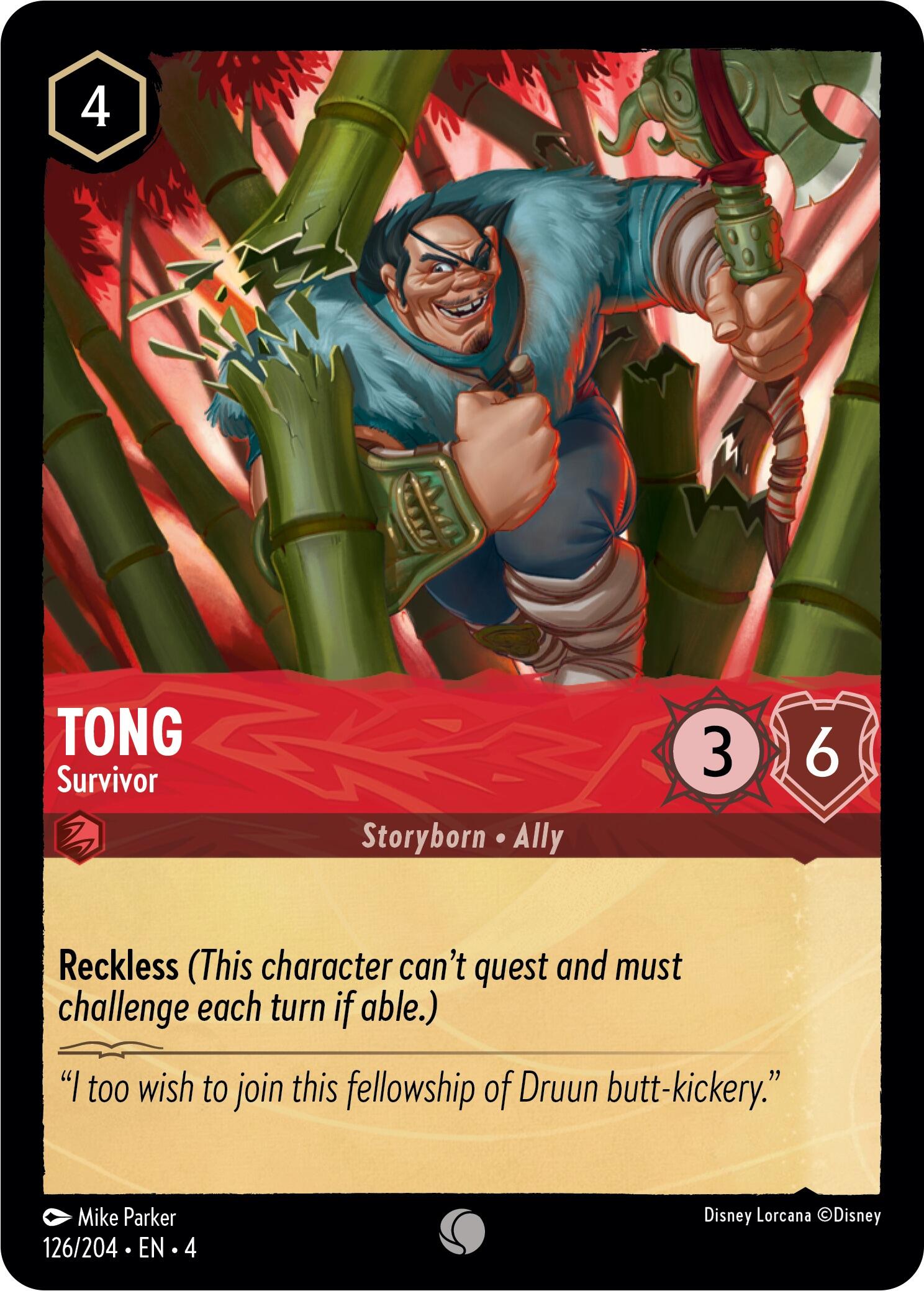 Image of Tong - Survivor (126/204) [Ursula's Return]
