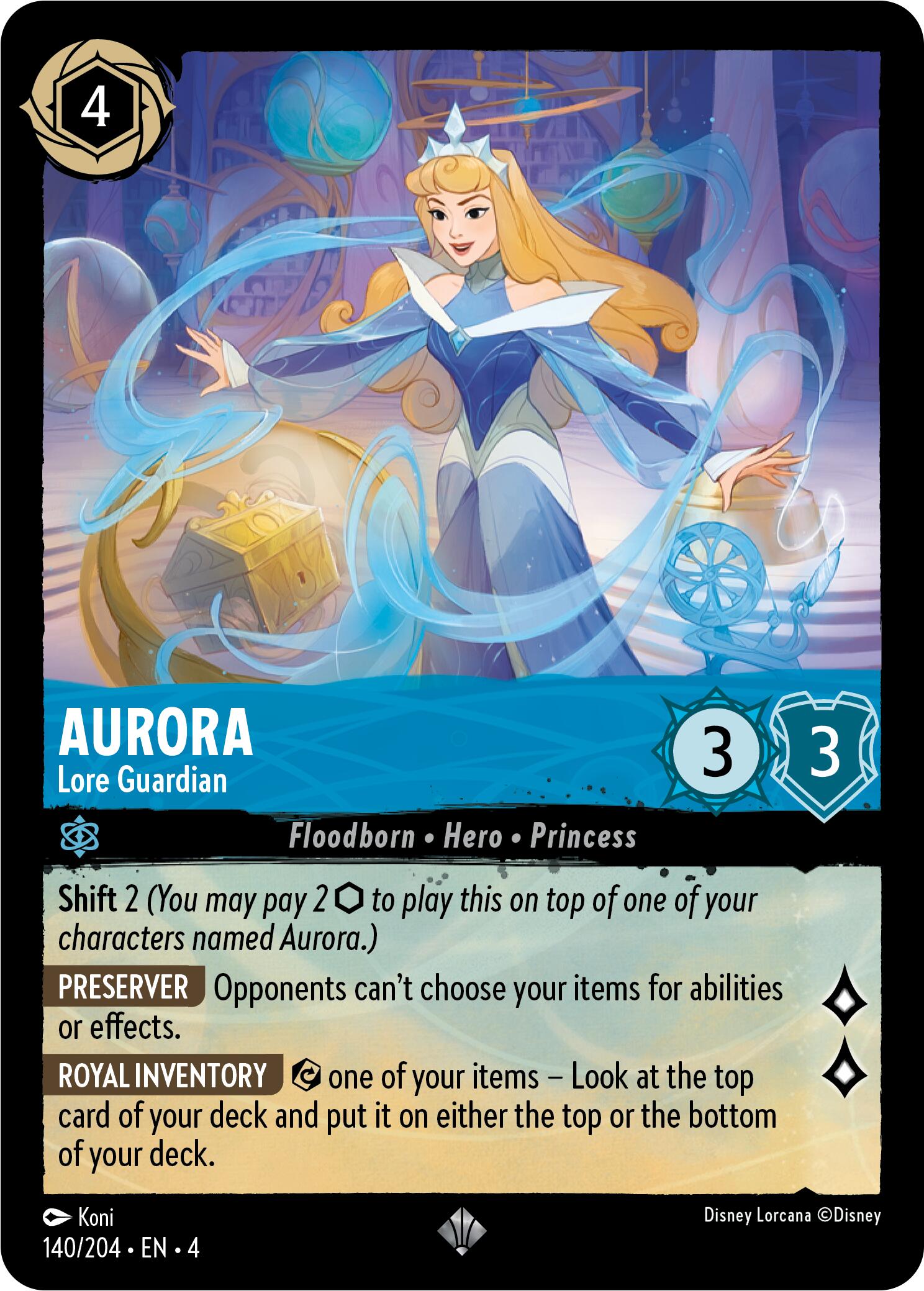 Image of Aurora - Lore Guardian (140/204) [Ursula's Return]