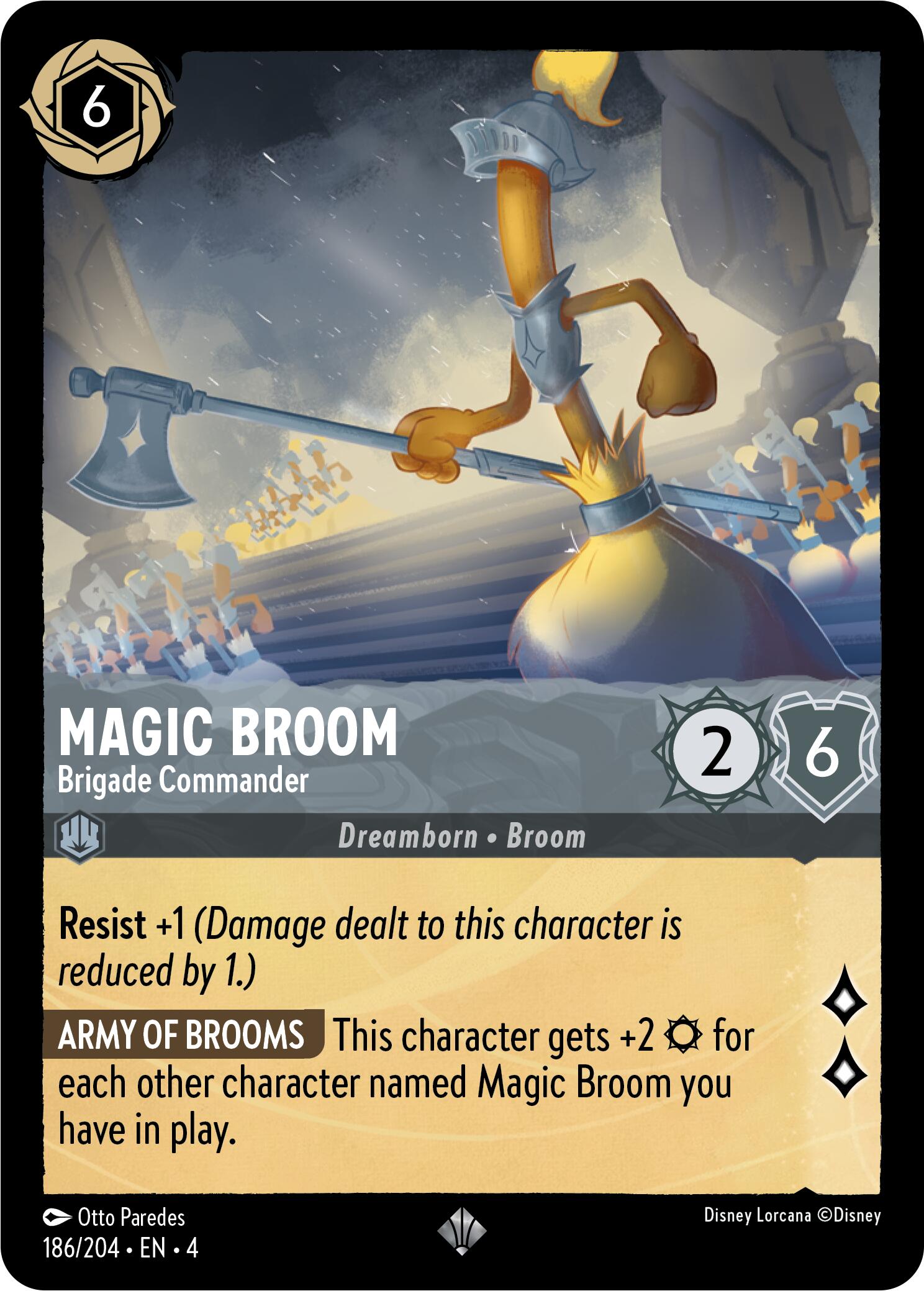 Image of Magic Broom - Brigade Commander (186/204) [Ursula's Return]
