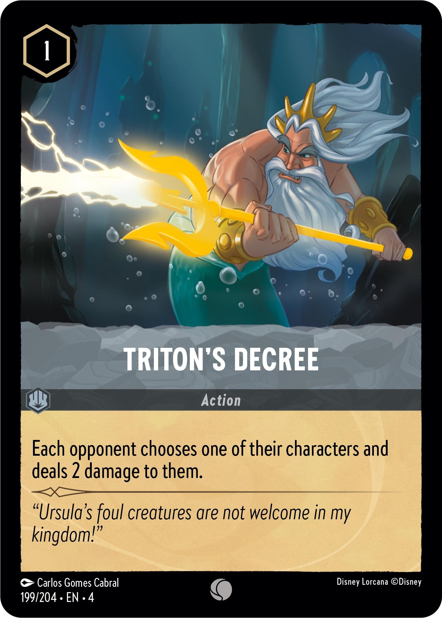 Image of Triton's Decree (199/204) [Ursula's Return]