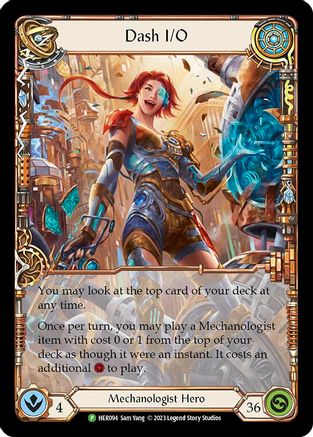 Image of Dash I/O [HER094] (Promo)  Rainbow Foil
