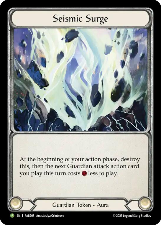 Image of Seismic Surge (Cold Foil) [FAB203] (Promo)  Cold Foil