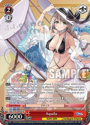 Image of Aquila (AZL/S102-E085SP SP) (Silver Signature) [Azur Lane]