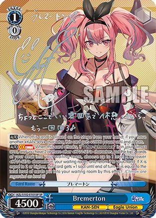 Image of Bremerton (AZL/S102-E101SP SP) (Silver Signature) [Azur Lane]