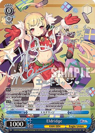 Image of Eldridge (AZL/S102-E103SP SP) (Silver Signature) [Azur Lane]