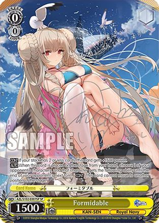 Image of Formidable (AZL/S102-E007SP SP) (Silver Signature) [Azur Lane]