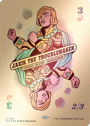Image of Jaxis, the Troublemaker (Rainbow Foil) [Secret Lair Drop Series]
