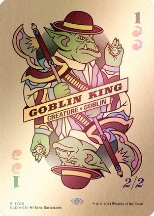 Image of Goblin King (1705) (Rainbow Foil) [Secret Lair Drop Series]