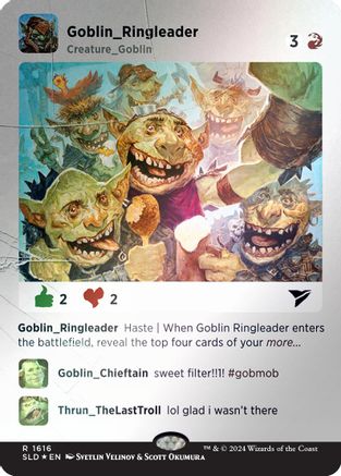 Image of Goblin Ringleader (Rainbow Foil) [Secret Lair Drop Series]