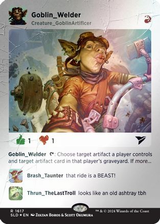 Image of Goblin Welder (Rainbow Foil) [Secret Lair Drop Series]
